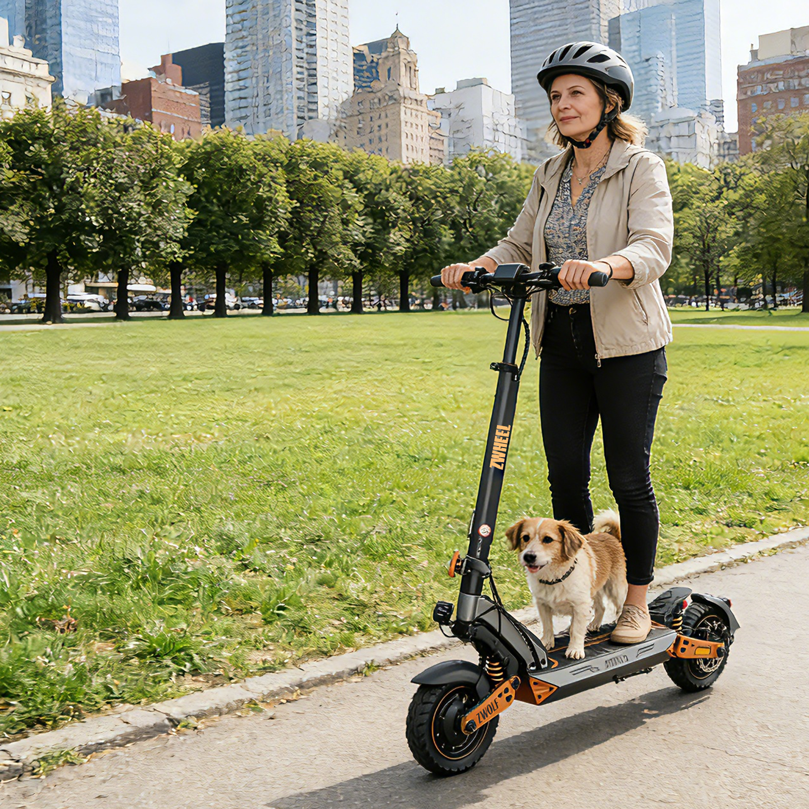 Zwheel D3D-S Utility Electric Scooter